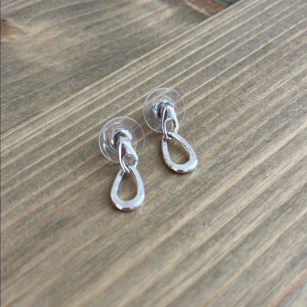 Silver Teardrop Earrings